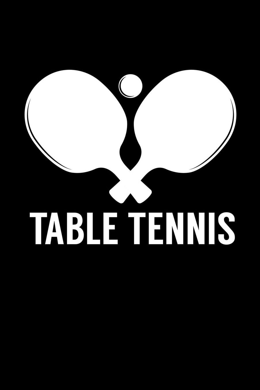 Table Tennis: Blank Paper Sketch Book - Artist Sketch Pad Journal for Sketching, Doodling, Drawing, Painting or Writing