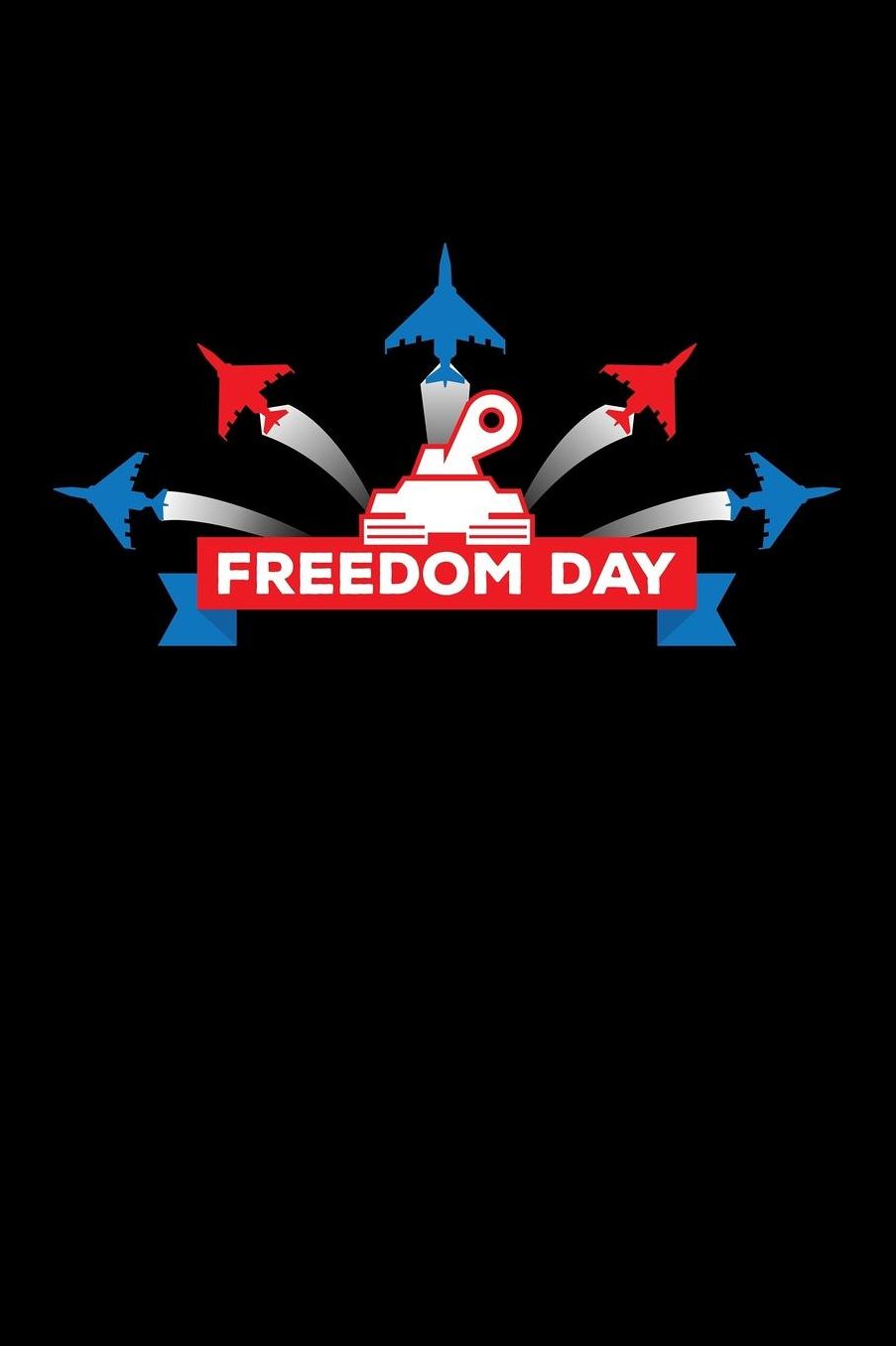 Freedom Day: Blank Paper Sketch Book - Artist Sketch Pad Journal for Sketching, Doodling, Drawing, Painting or Writing