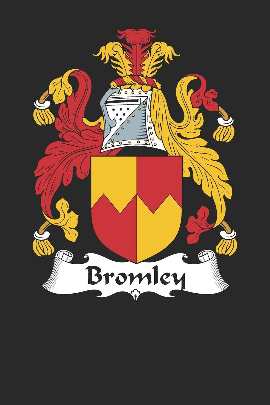 Bromley: Bromley Coat of Arms and Family Crest Notebook Journal (6 x 9 - 100 pages)