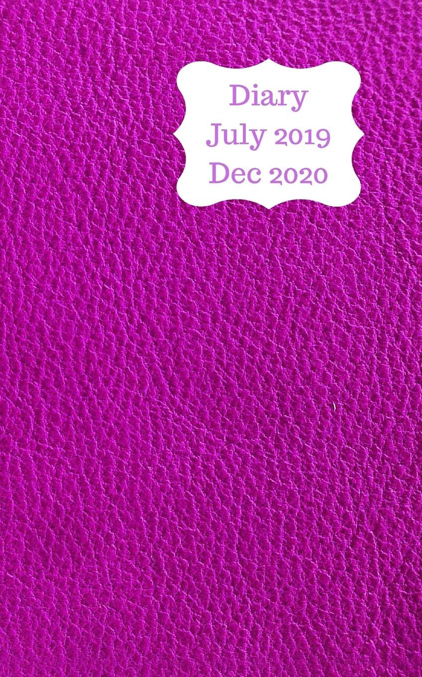 Diary July 2019 Dec 2020: 5x8 pocket size, week to a page 18 month diary. Space for notes and to do list on each page. Perfect for teachers, students and small business owners. Purple leather look design
