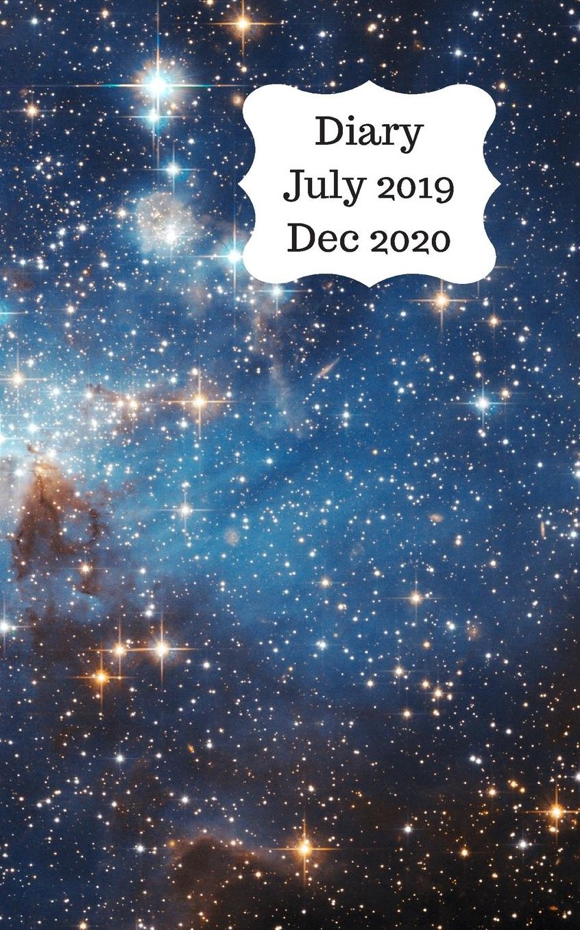Diary July 2019 Dec 2020: 5x8 pocket size, week to a page 18 month diary. Space for notes and to do list on each page. Perfect for teachers, students and small business owners. Blue stars & space design