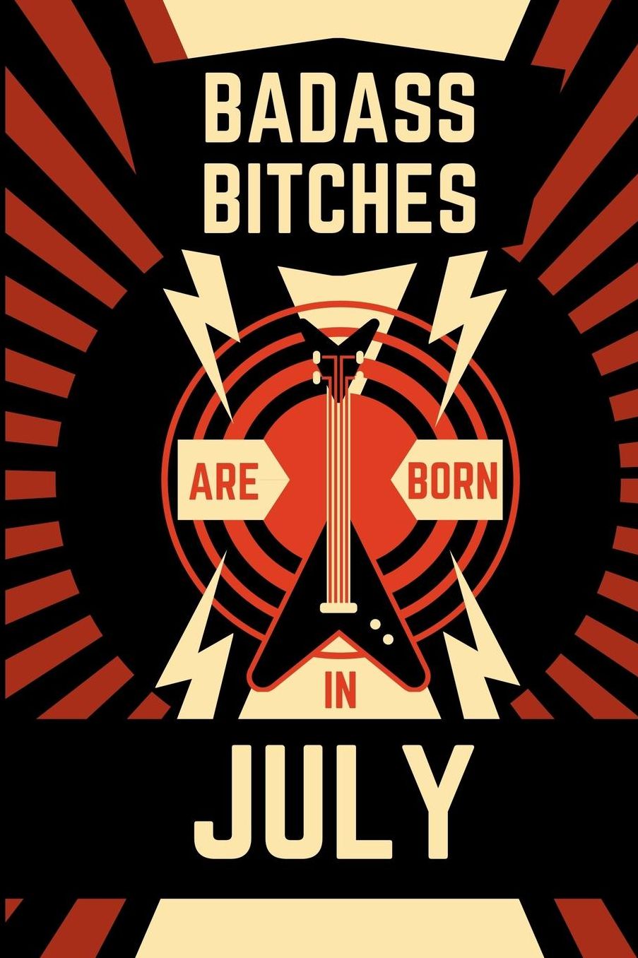 Bad Ass Bitches Are Born in July: A5 notebook lined unique birthday gift for girls born in July funny present for best friends and coworker journal calendar diary