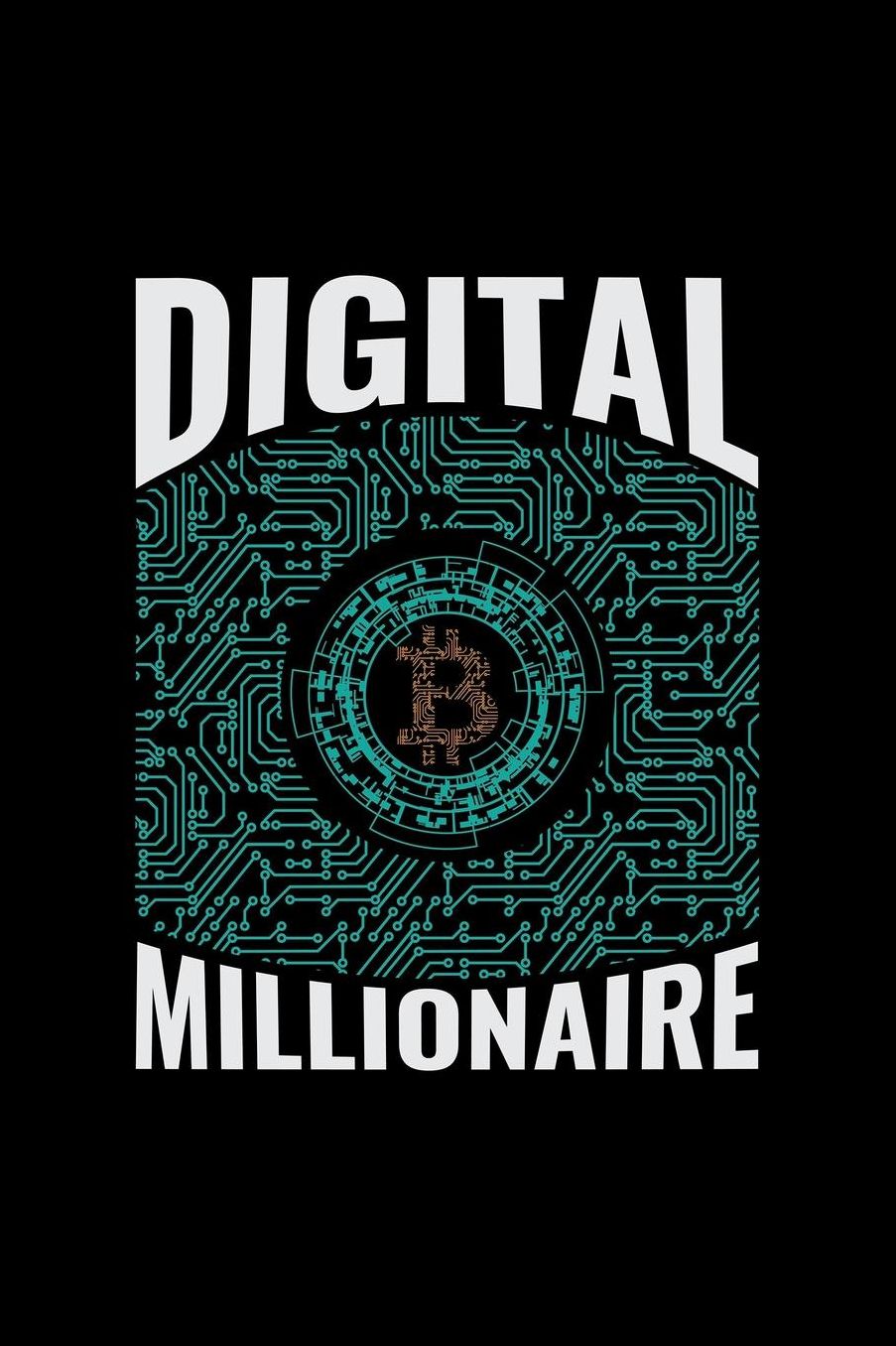 Digital Millionaire: Blank Paper Sketch Book - Artist Sketch Pad Journal for Sketching, Doodling, Drawing, Painting or Writing