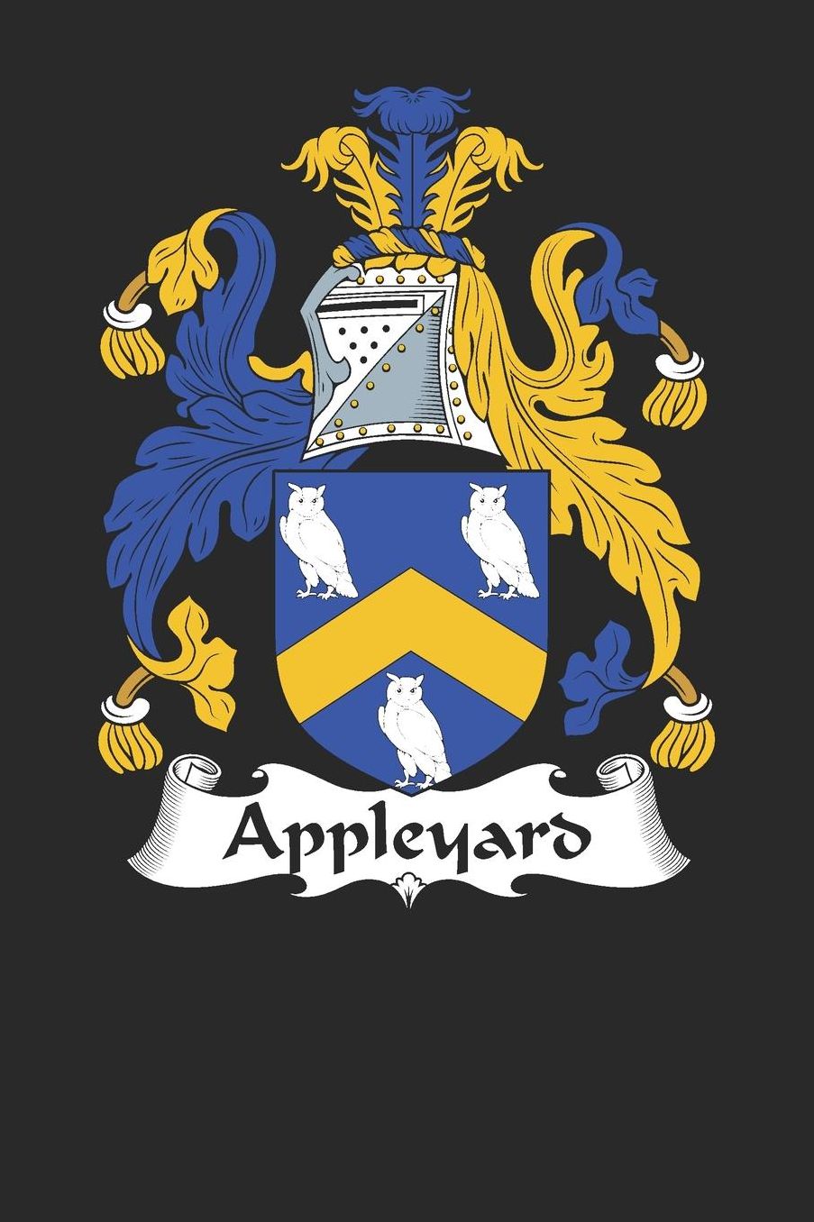 Appleyard: Appleyard Coat of Arms and Family Crest Notebook Journal (6 x 9 - 100 pages)