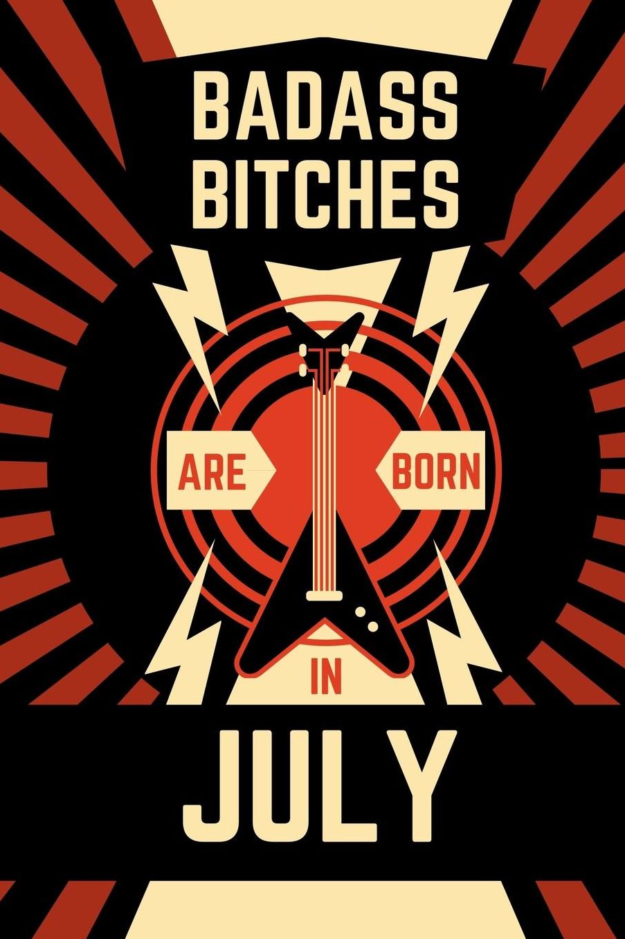 Bad Ass Bitches Are Born in July: A5 notebook dotted unique birthday gift for girls born in July funny present for best friends and coworker journal calendar diary