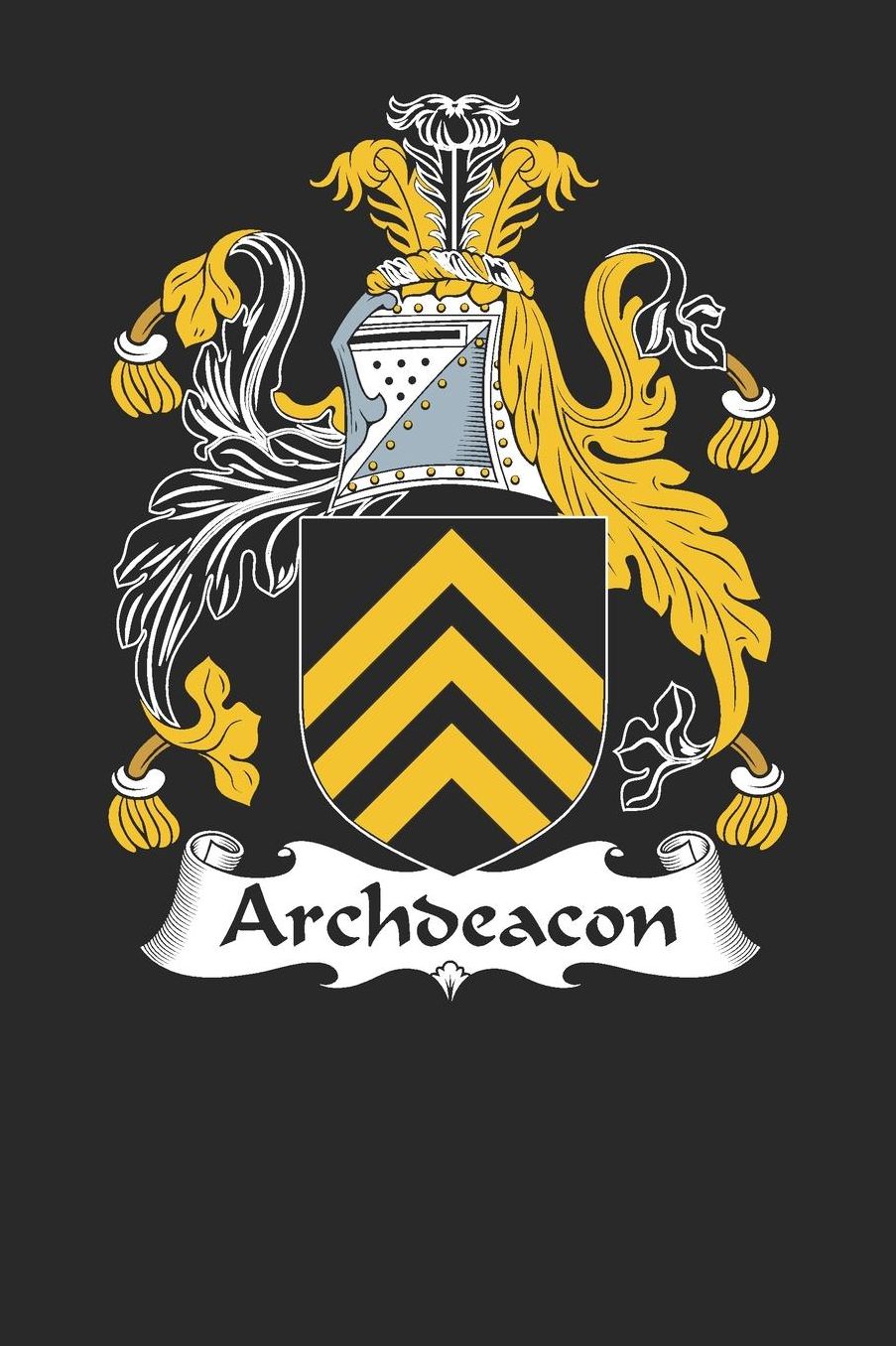 Archdeacon: Archdeacon Coat of Arms and Family Crest Notebook Journal (6 x 9 - 100 pages)