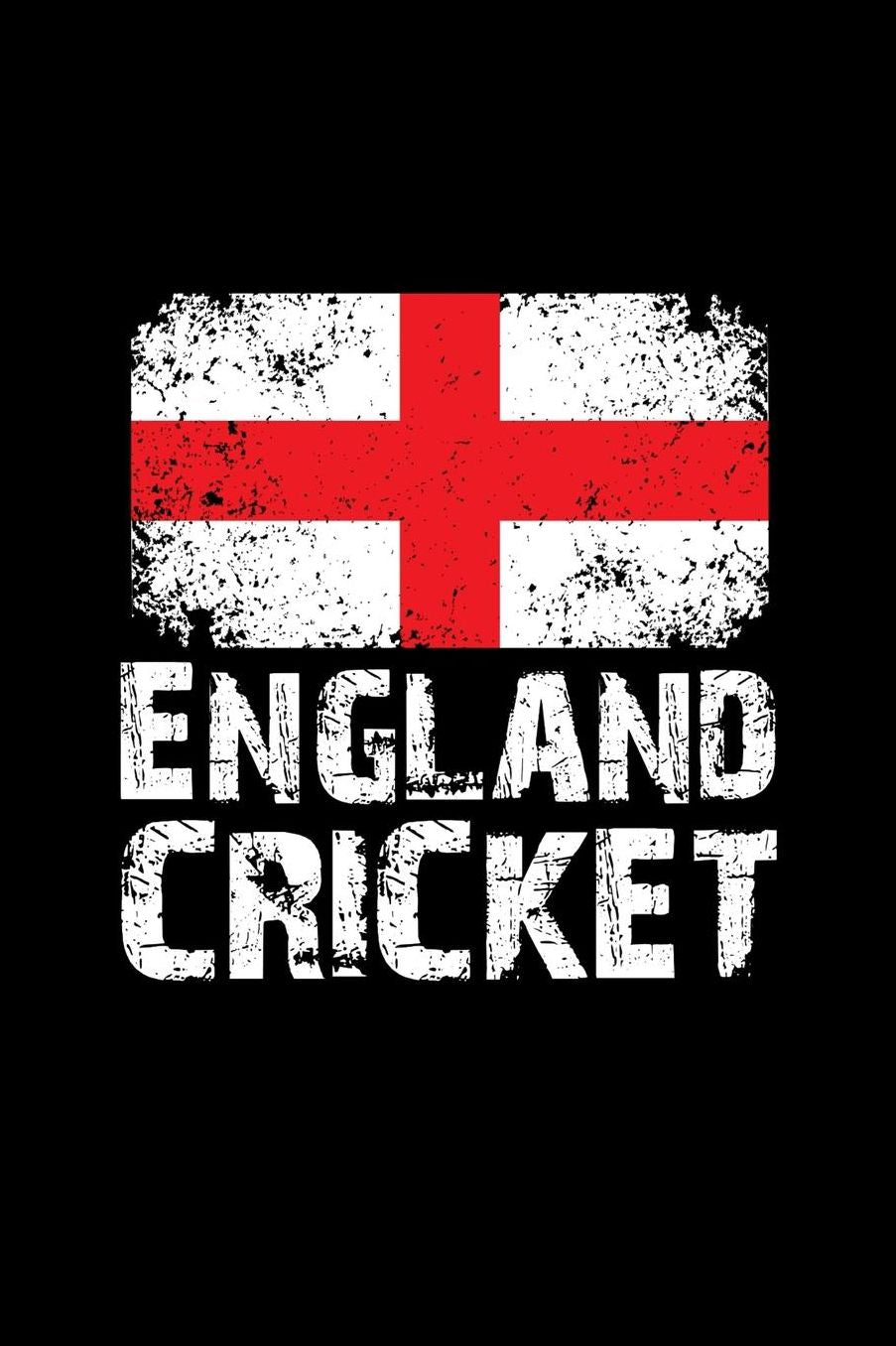England Cricket: Notebook 120 Pages Journal 6x9 Blank Line