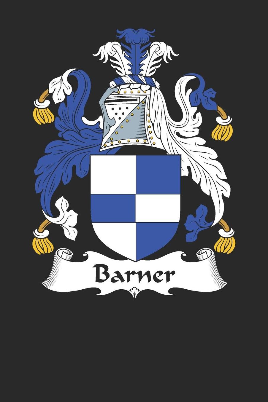 Barner: Barner Coat of Arms and Family Crest Notebook Journal (6 x 9 - 100 pages)