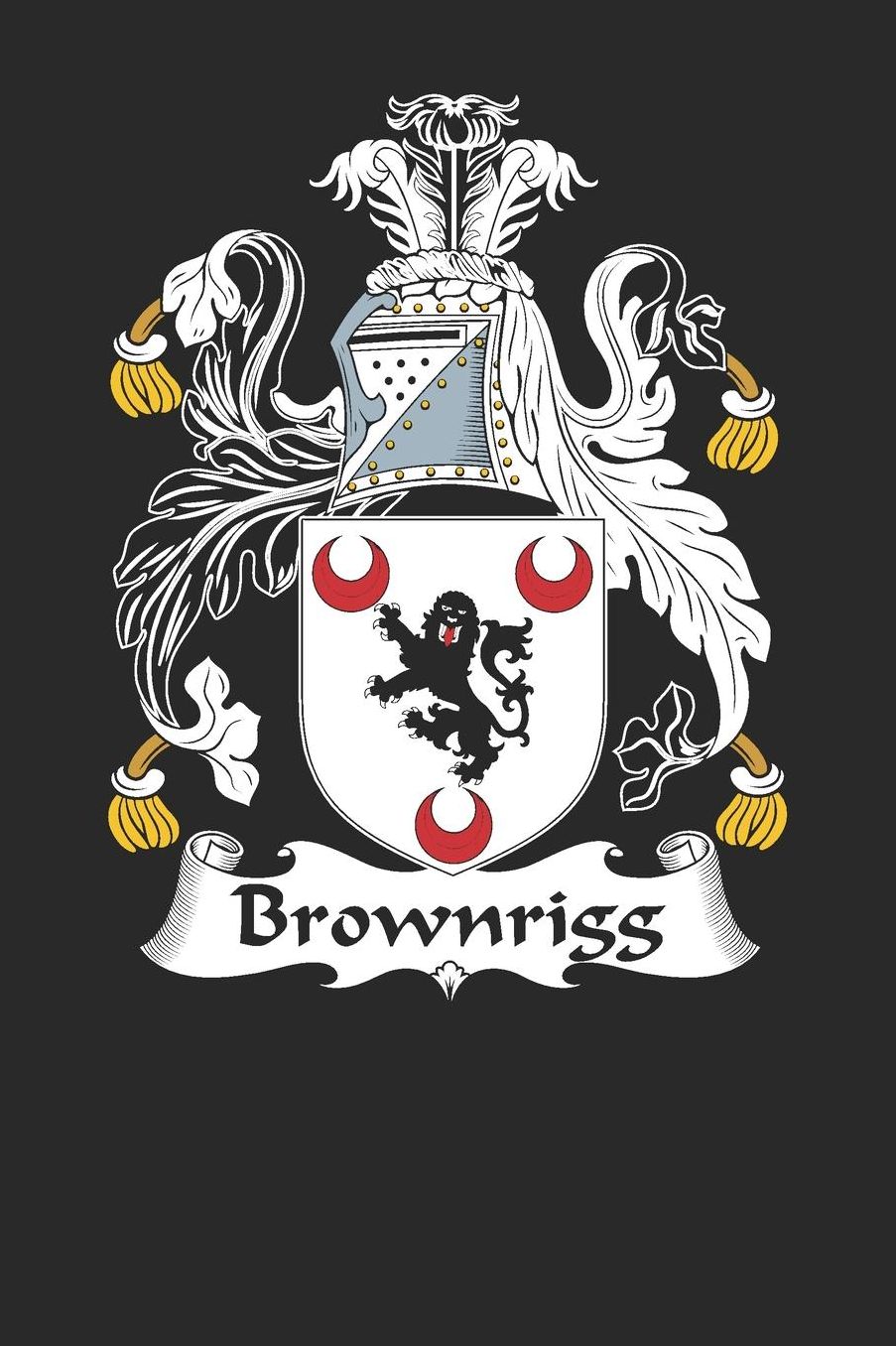 Brownrigg: Brownrigg Coat of Arms and Family Crest Notebook Journal (6 x 9 - 100 pages)