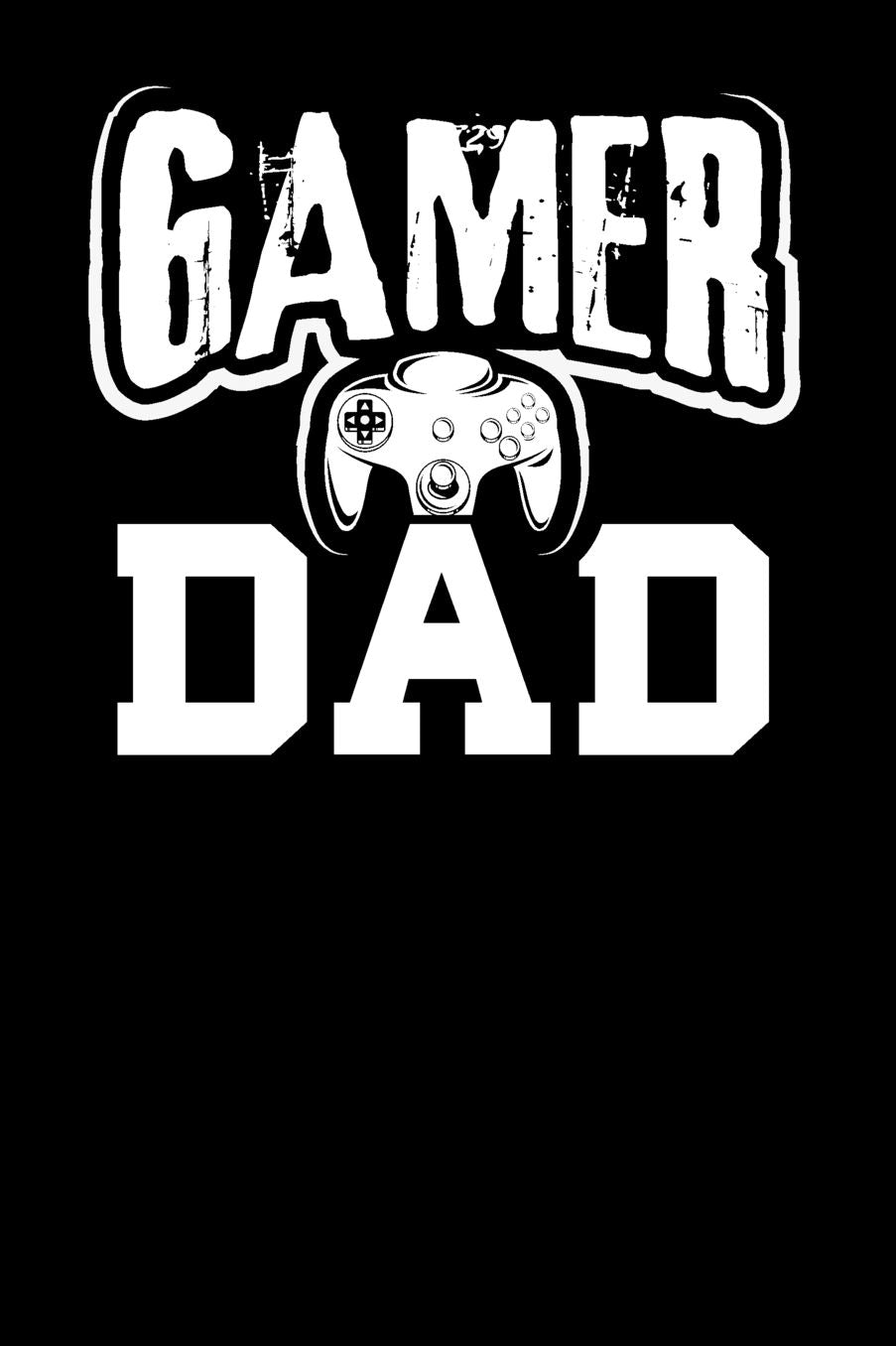 Gamer Dad: Gamers Gaming Themed Notebook with Bullet Lists