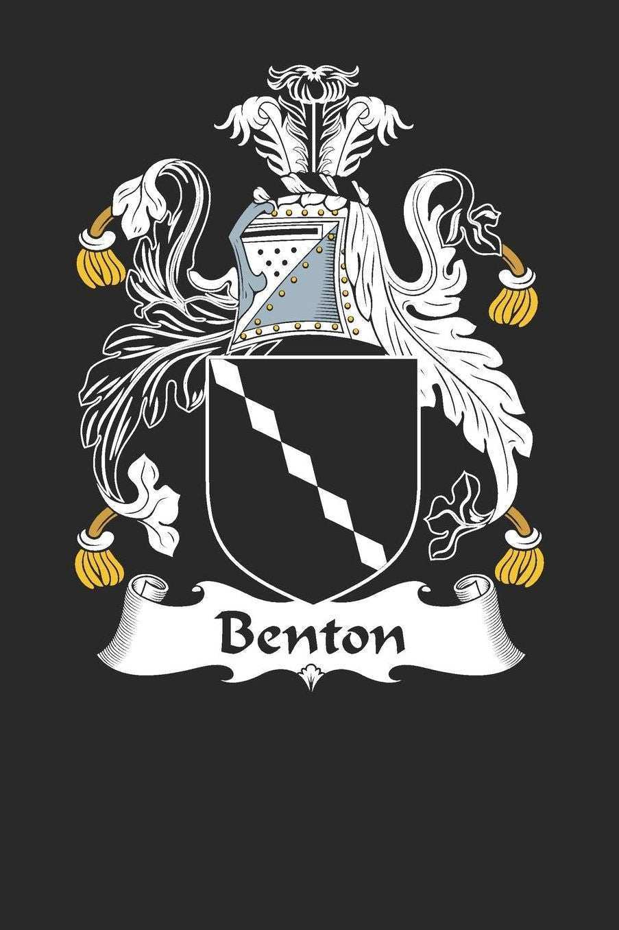 Benton: Benton Coat of Arms and Family Crest Notebook Journal (6 x 9 - 100 pages)