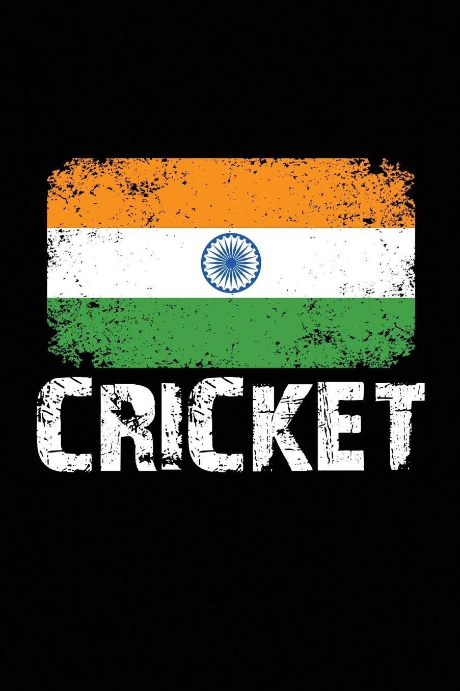 India Cricket: Notebook 120 Pages Journal 6x9 Blank Line