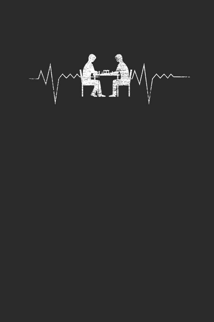 Chess Heartbeat: Blank Lined Notebook (6 x 9 - 120 pages) Chess Game Notebook for Daily Journal, Diary, and Gift
