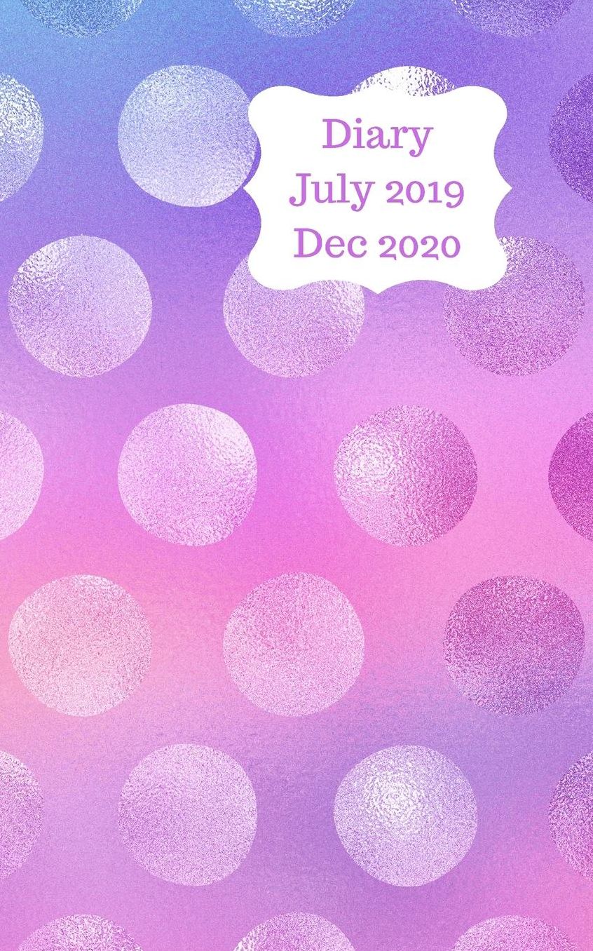 Diary July 2019 Dec 2020: 5x8 pocket size, week to a page 18 month diary. Space for notes and to do list on each page. Perfect for teachers, students and small business owners. Pink. blue & lilac design