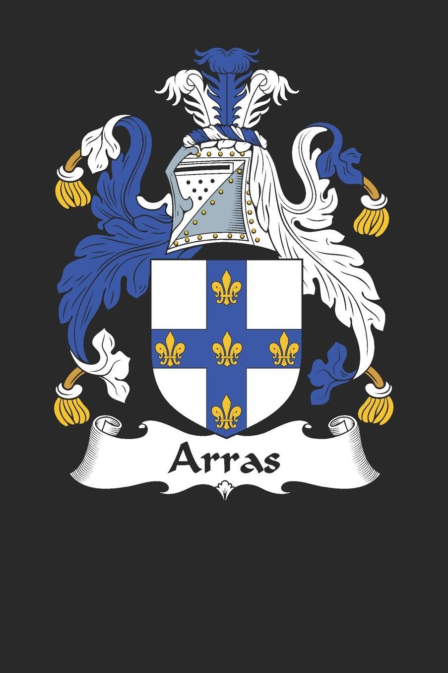 Arras: Arras Coat of Arms and Family Crest Notebook Journal (6 x 9 - 100 pages)