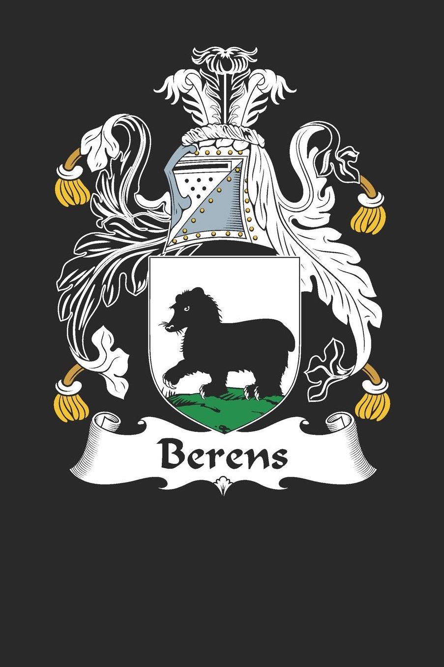 Berens: Berens Coat of Arms and Family Crest Notebook Journal (6 x 9 - 100 pages)