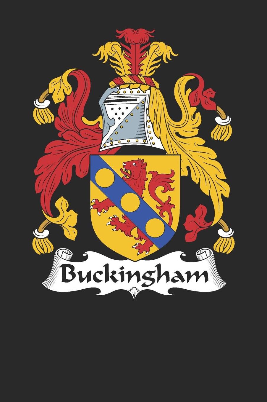 Buckingham: Buckingham Coat of Arms and Family Crest Notebook Journal (6 x 9 - 100 pages)