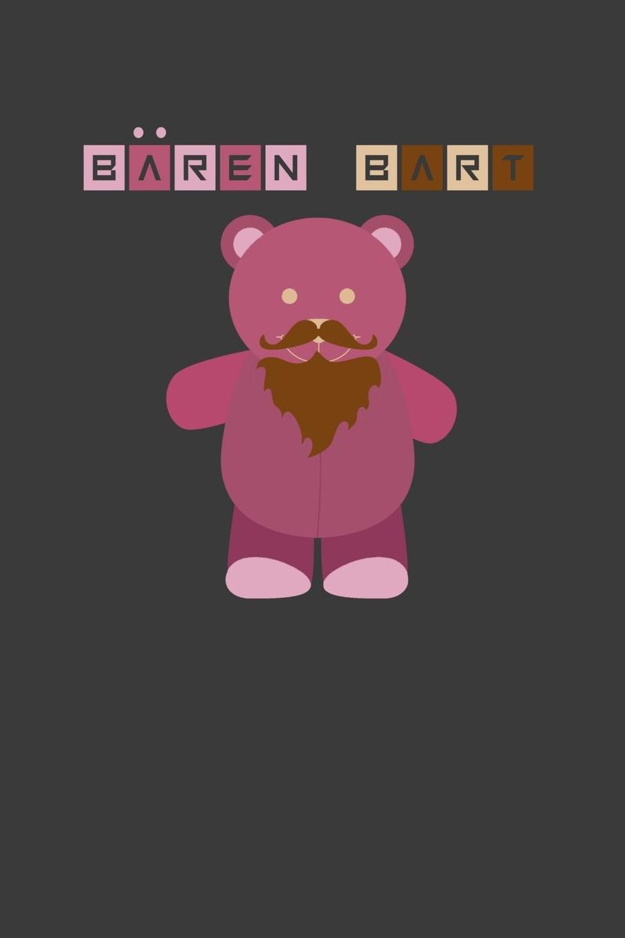 Bï¿½renbart: Teddy Liniertes DinA 5 Notizbuch fï¿½r Bart-Fans Bï¿½rtige Bart-liebhaber Schnurrbart Bart Notizheft