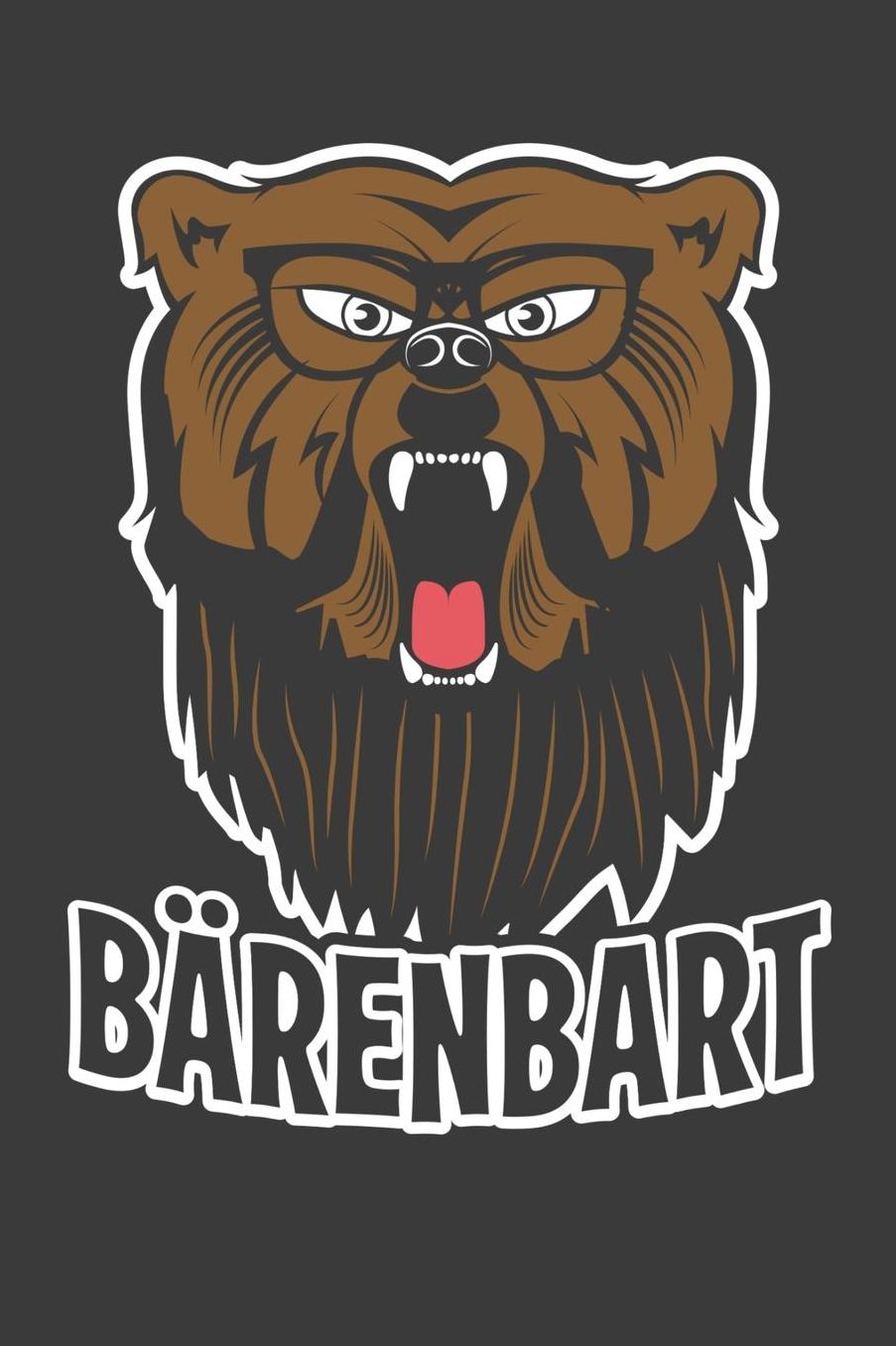 Bï¿½renbart: Liniertes DinA 5 Notizbuch fï¿½r Bart-Fans Bï¿½rtige Bart-liebhaber Schnurrbart Bart Notizheft