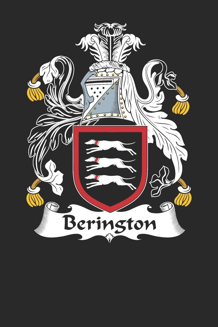 Berington: Berington Coat of Arms and Family Crest Notebook Journal (6 x 9 - 100 pages)