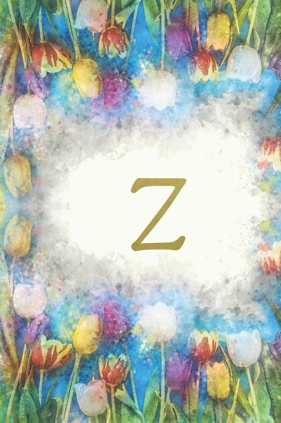 Z: Monogram Initial Notebook for Women and Girls, Blank, 6 x 9, 110 pages