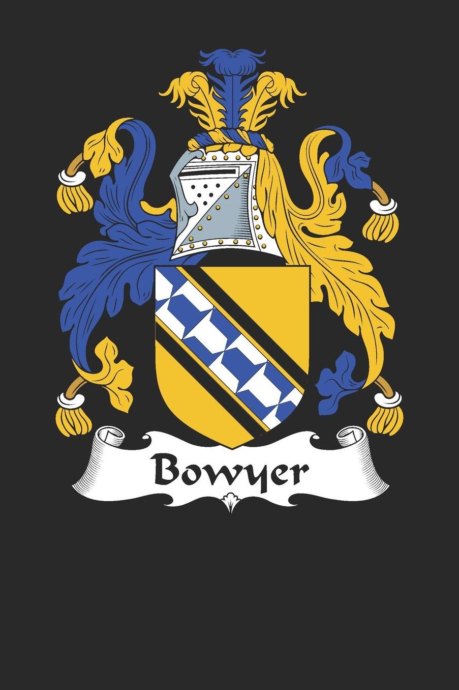 Bowyer: Bowyer Coat of Arms and Family Crest Notebook Journal (6 x 9 - 100 pages)