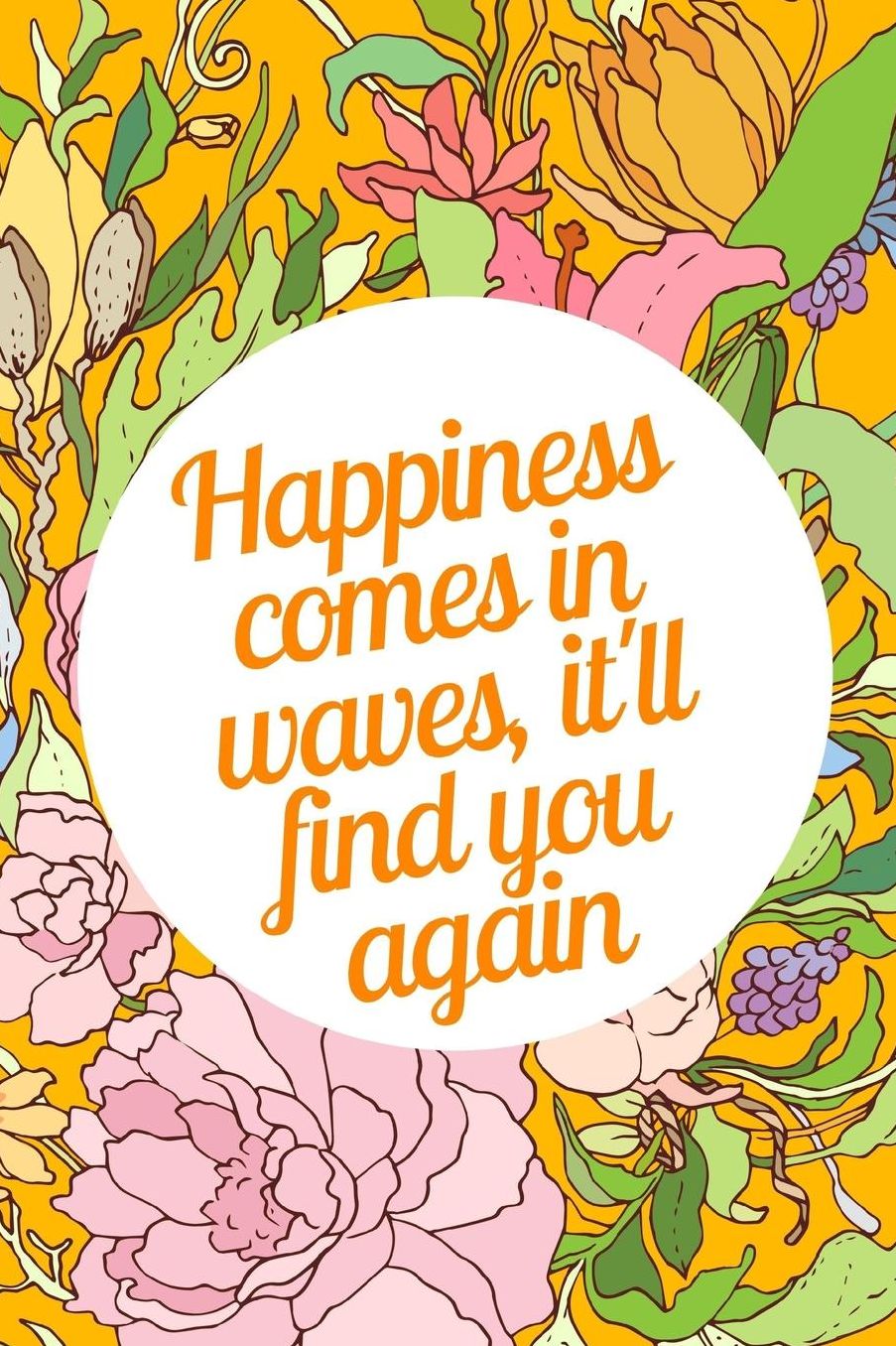 Happiness Comes In Waves, It'll Find You Again: March 8th Celebration IWD Journal: The Ultimate 6x9 Inch, 93 Fill In Prompt Page Journal For: International Women's Day Female Empowerment Feminists Women's Rights Allies of Women and Gender Parity.