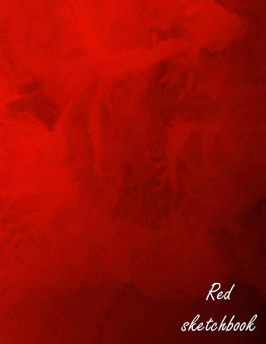 red sketchbook: large blank sketchbook with white pages for drawing sketching doodling designing & Coloring, drawing book for girls teens and adults
