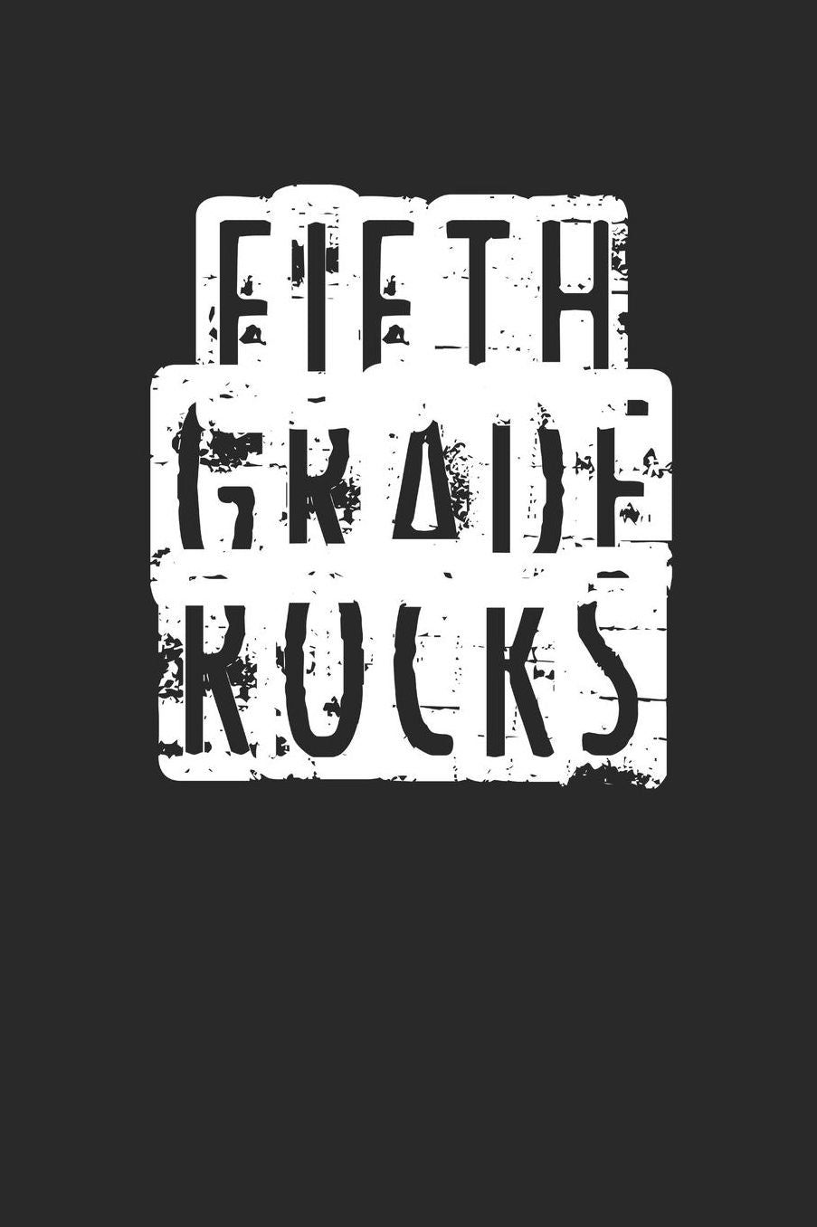 Back to School Notebook 'Fifth Grade Rocks' - Back To School Gift for Her and Him - 5th Grade Writing Journal: Medium College-Ruled Journey Diary, 110 page, Lined, 6x9 (15.2 x 22.9 cm)