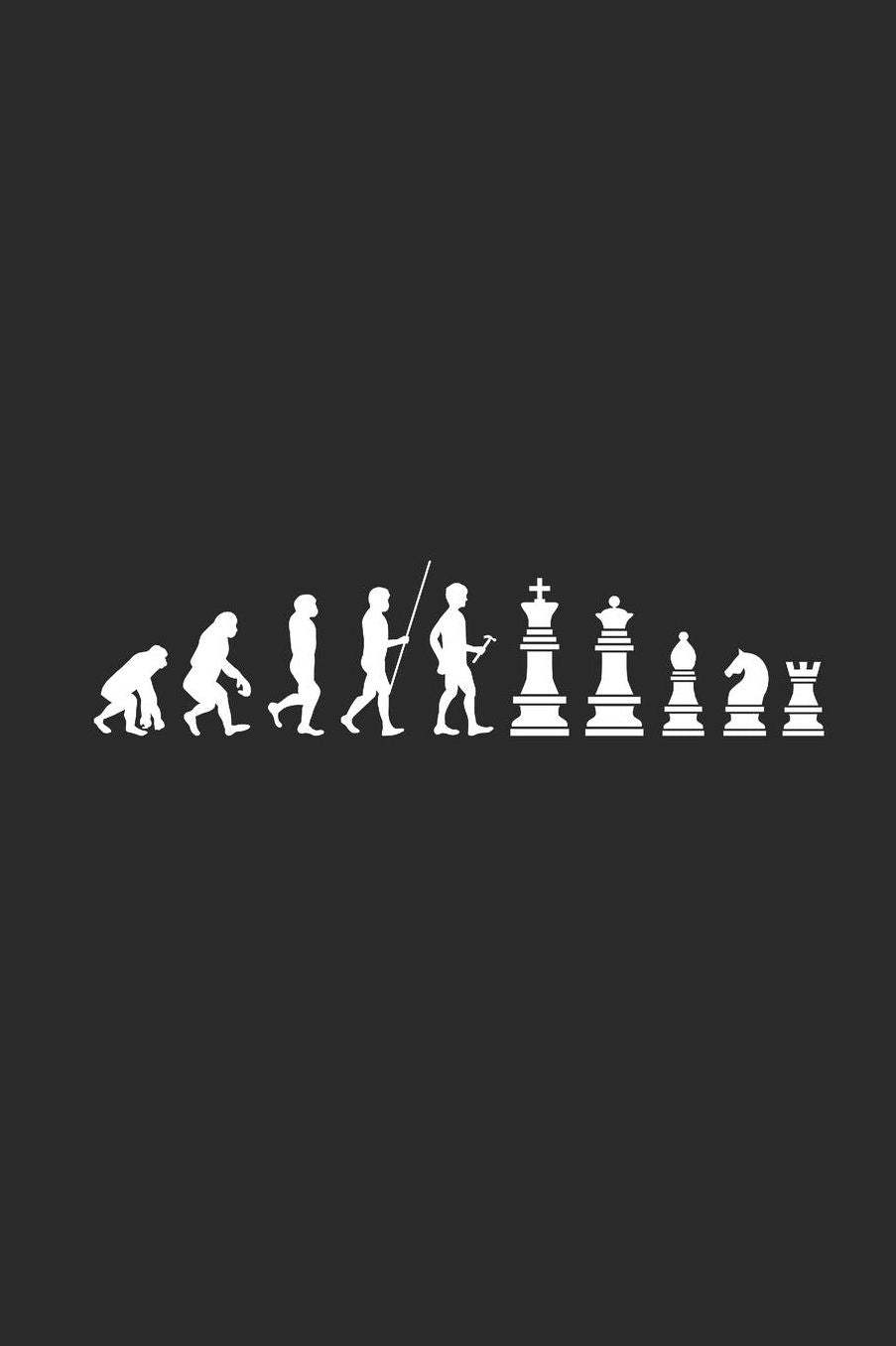Chess Evolution: Dotted Bullet Notebook (6 x 9 - 120 pages) Chess Game Notebook for Daily Journal, Diary, and Gift