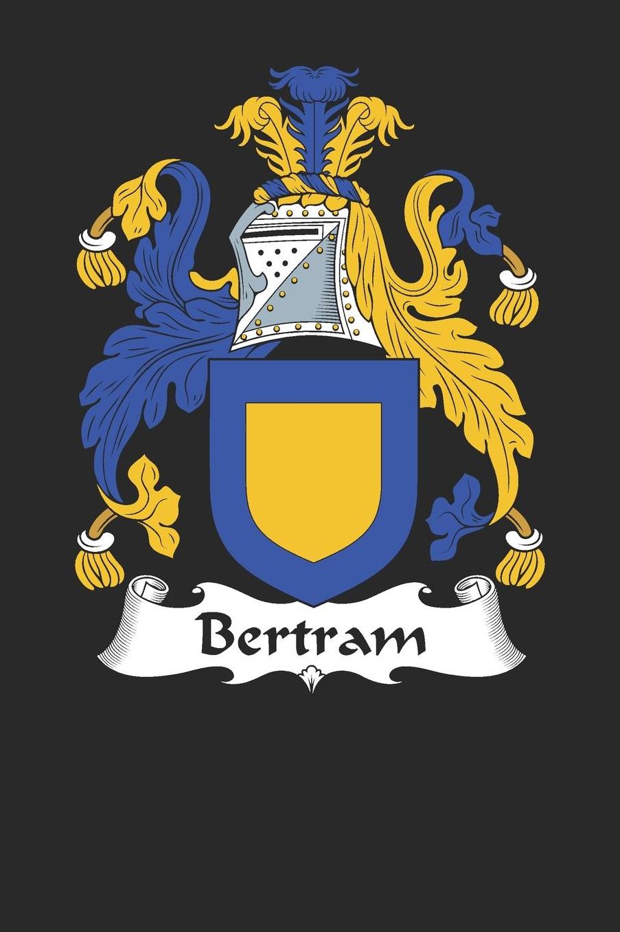 Bertram: Bertram Coat of Arms and Family Crest Notebook Journal (6 x 9 - 100 pages)