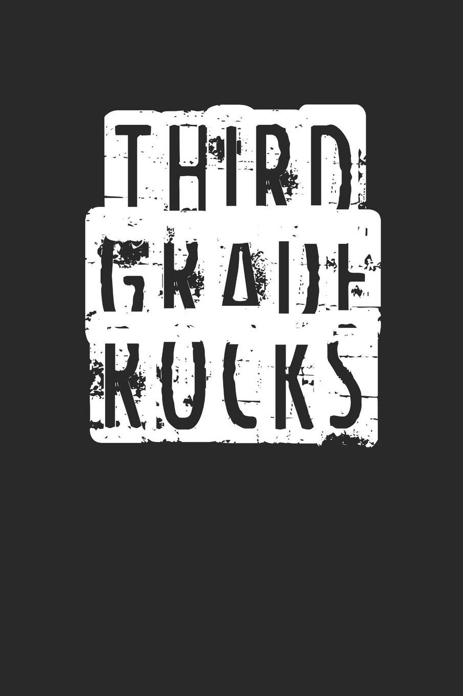 Back to School Notebook 'Third Grade Rocks' - Back To School Gift for Her and Him - 3rd Grade Writing Journal: Medium College-Ruled Journey Diary, 110 page, Lined, 6x9 (15.2 x 22.9 cm)