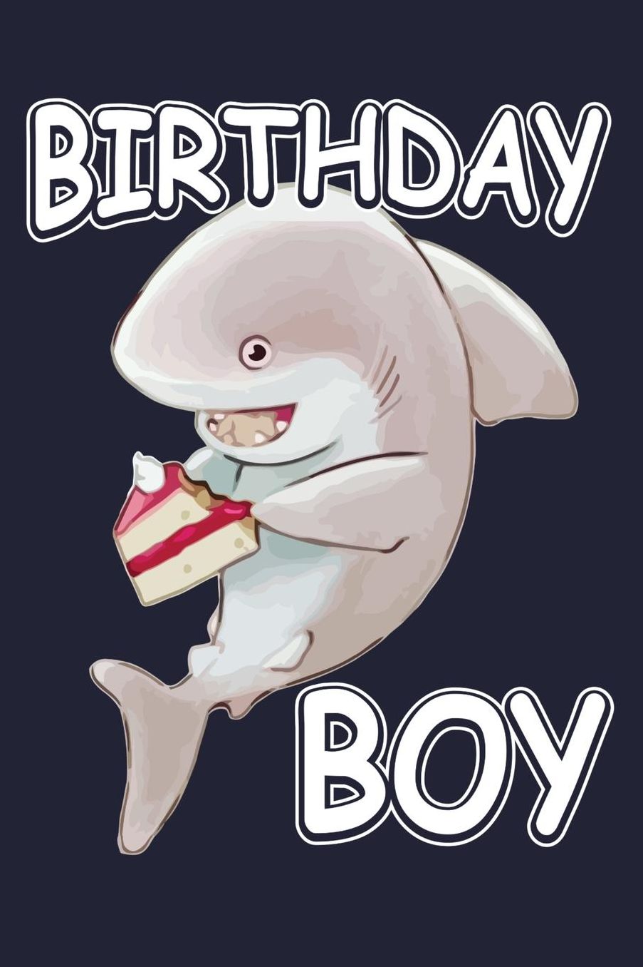 Birthday Boy: Shark Birthday Gift For Boys Lined Journal