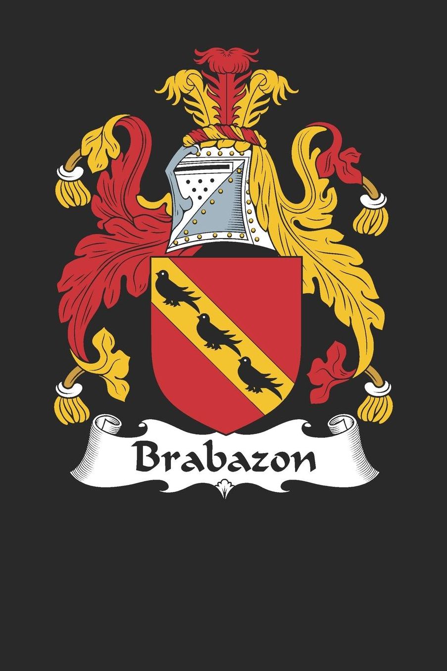Brabazon: Brabazon Coat of Arms and Family Crest Notebook Journal (6 x 9 - 100 pages)