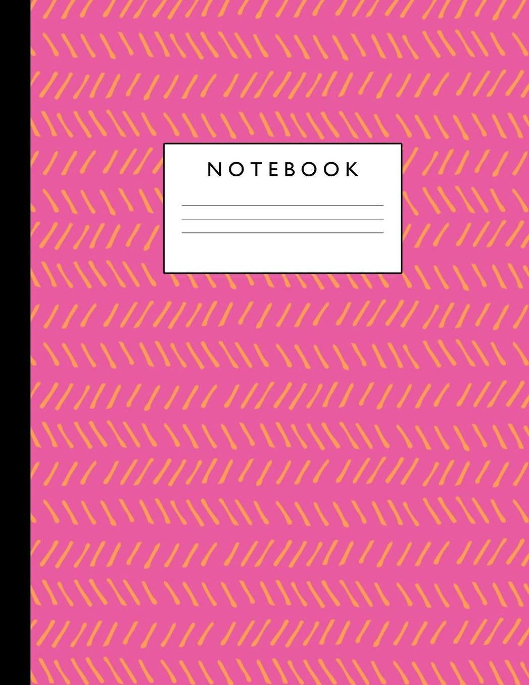 Notebook: Cute Lined Journal Ruled Composition Note Book to Draw and Write In - School Supplies for Elementary, Highschool and College (8.5 x 11 Size 100 Writing Pages) Cover Design 220