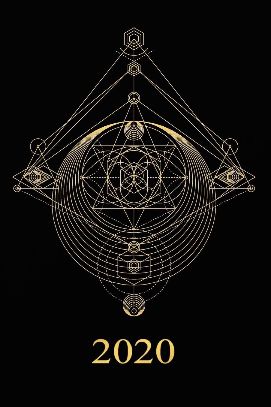 2020: Agenda - Planificateur Hebdomadaire et Mensuel - Agenda semainier 2020 - Calendrier des semaines 2020 - 20 pages Adresses - 12 pages relevï¿½ de temps - Design noir