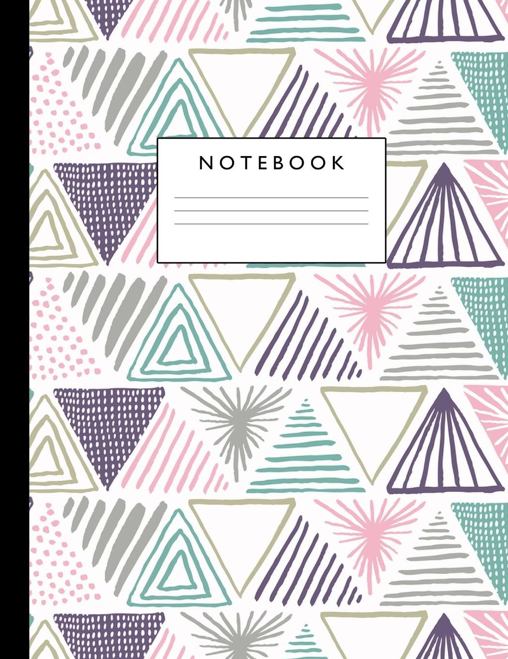 Notebook: Cute Lined Journal Ruled Composition Note Book to Draw and Write In - School Supplies for Elementary, Highschool and College (8.5 x 11 Size 100 Writing Pages) Cover Design 227