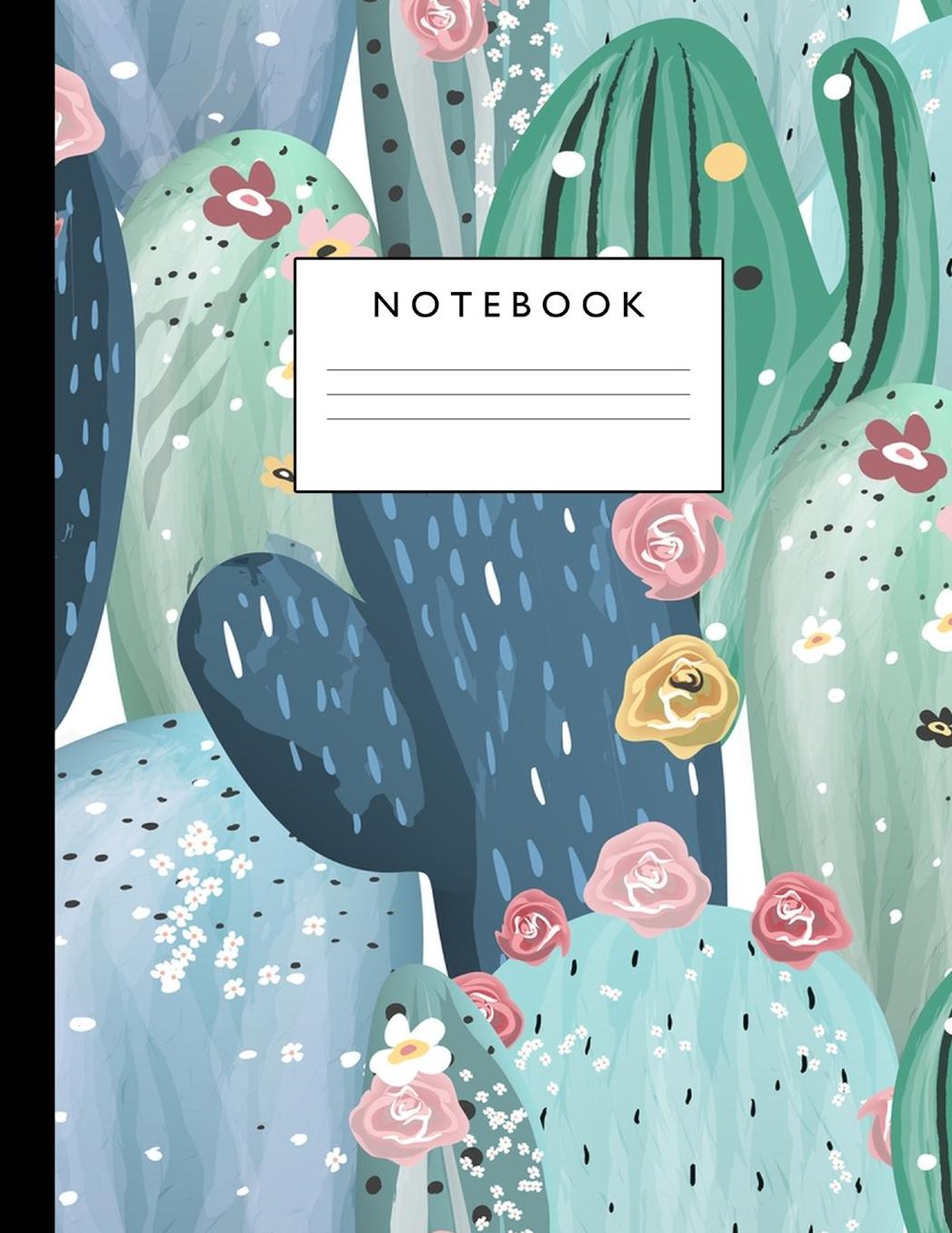 Notebook: Cute Lined Journal Ruled Composition Note Book to Draw and Write In - School Supplies for Elementary, Highschool and College (8.5 x 11 Size 100 Writing Pages) Cover Design 228