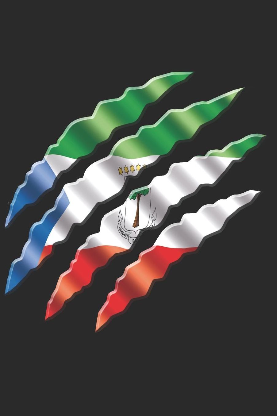 Equatorial Guinea Notebook: Equatorial Guinea Flag Notebook, Travel Journal to write in, College Ruled Journey Diary