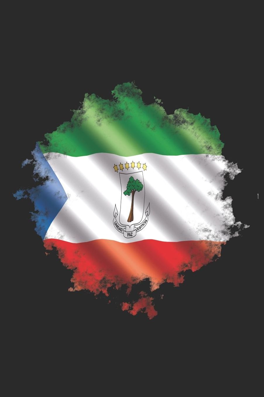 Equatorial Guinea Notebook: Equatorial Guinea Flag Notebook, Travel Journal to write in, College Ruled Journey Diary