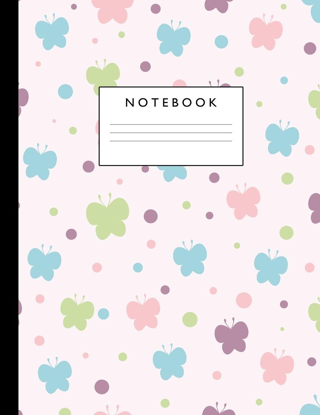 Notebook: Cute Lined Journal Ruled Composition Note Book to Draw and Write In - School Supplies for Elementary, Highschool and College (8.5 x 11 Size 100 Writing Pages) Cover Design 231