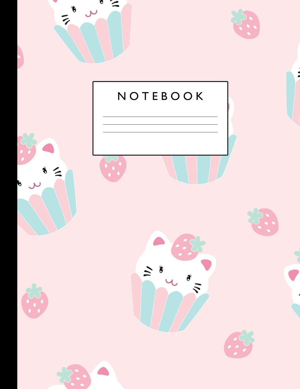 Notebook: Cute Lined Journal Ruled Composition Note Book to Draw and Write In - School Supplies for Elementary, Highschool and College (8.5 x 11 Size 100 Writing Pages) Cover Design 236