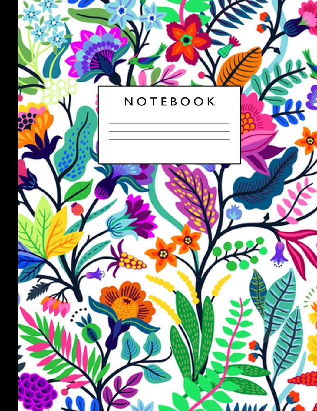 Notebook: Cute Lined Journal Ruled Composition Note Book to Draw and Write In - School Supplies for Elementary, Highschool and College (8.5 x 11 Size 100 Writing Pages) Cover Design 249