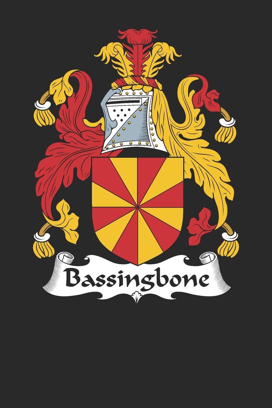 Bassingbone: Bassingbone Coat of Arms and Family Crest Notebook Journal (6 x 9 - 100 pages)