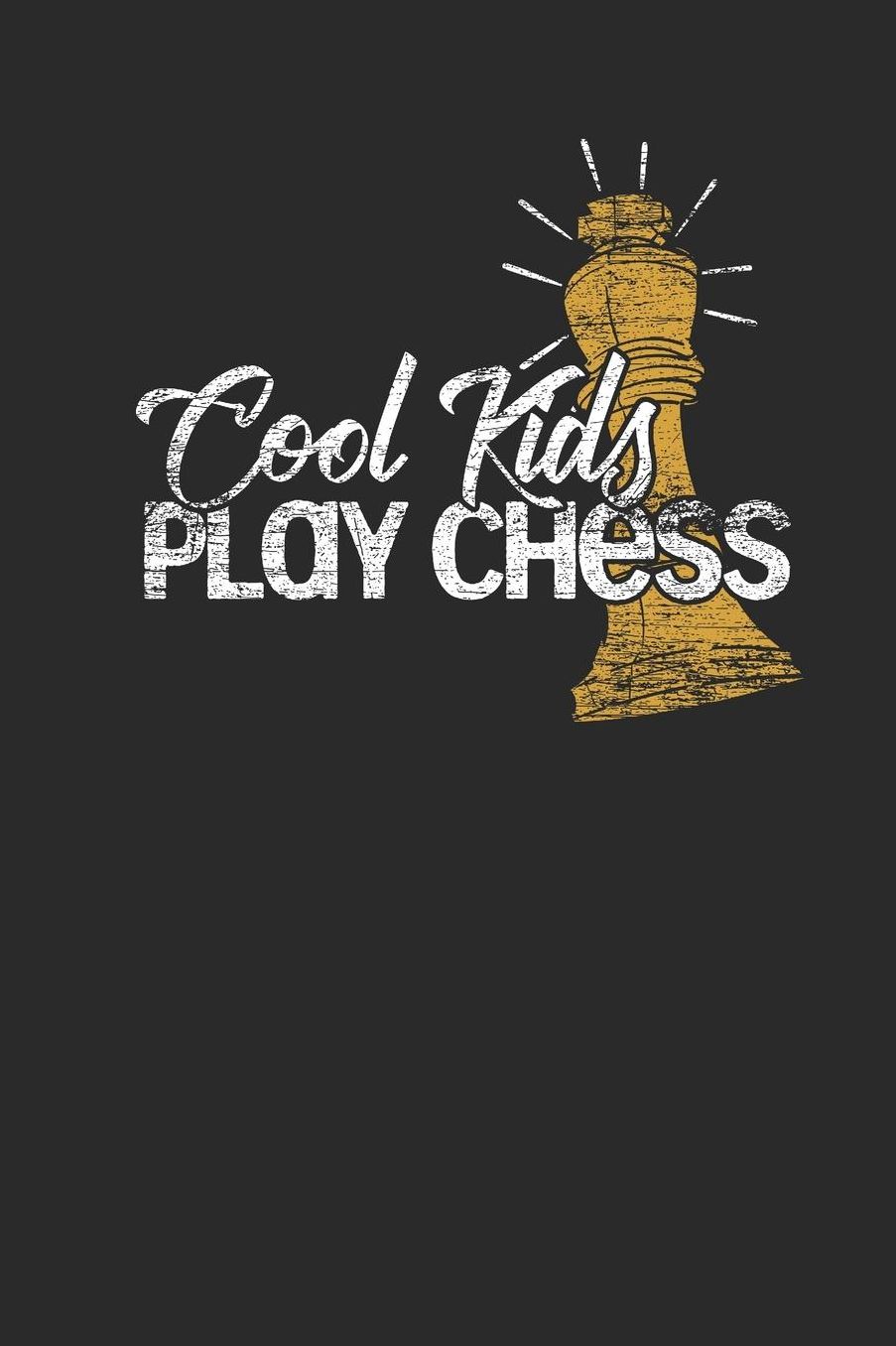 Cool Kids Play Chess: Graph Paper Notebook (6 x 9 - 120 pages) Chess Game Notebook for Daily Journal, Diary, and Gift