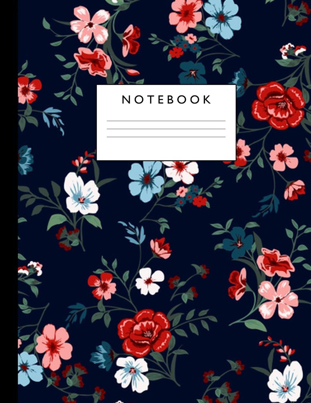 Notebook: Cute Lined Journal Ruled Composition Note Book to Draw and Write In - School Supplies for Elementary, Highschool and College (8.5 x 11 Size 100 Writing Pages) Cover Design 259