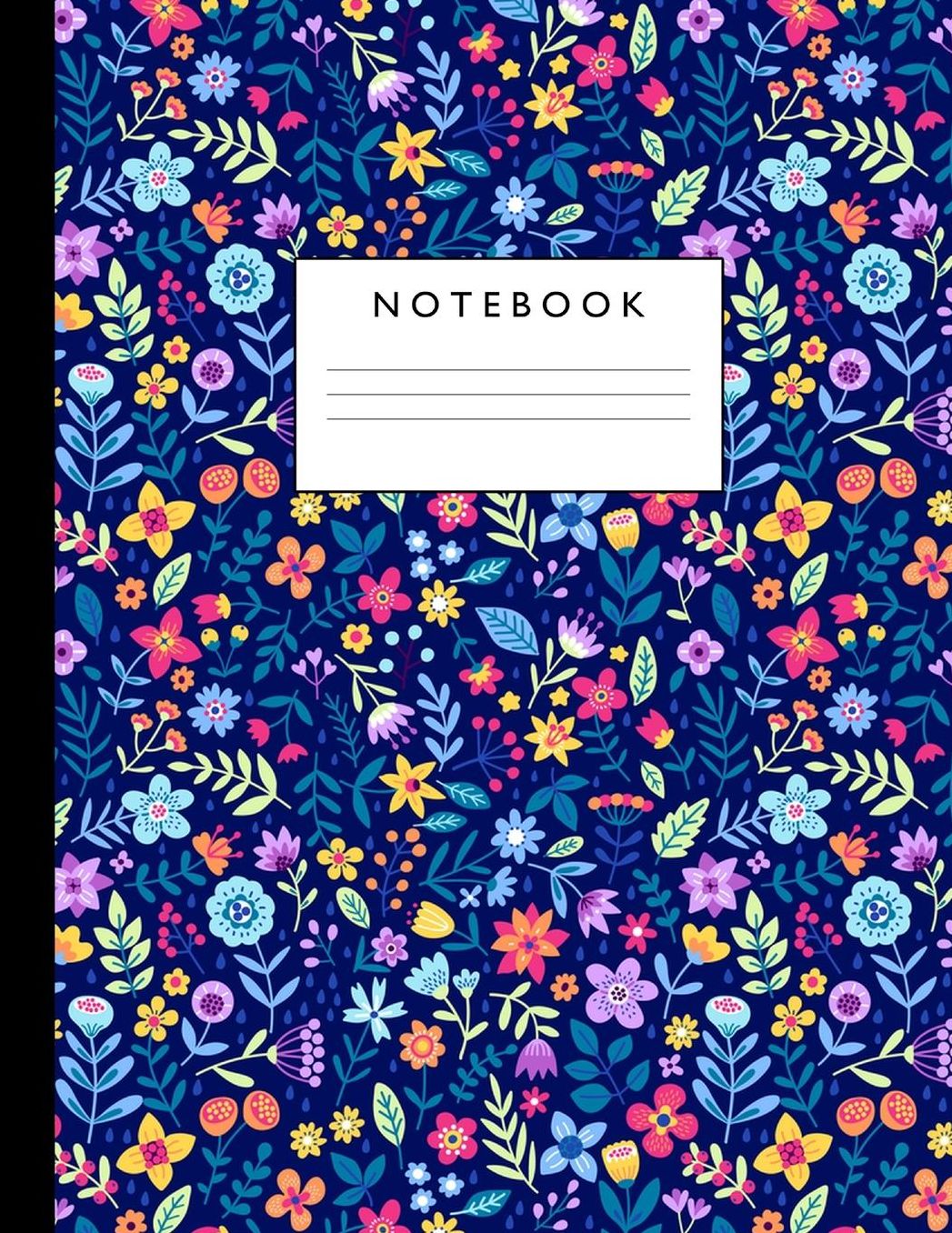 Notebook: Cute Lined Journal Ruled Composition Note Book to Draw and Write In - School Supplies for Elementary, Highschool and College (8.5 x 11 Size 100 Writing Pages) Cover Design 269