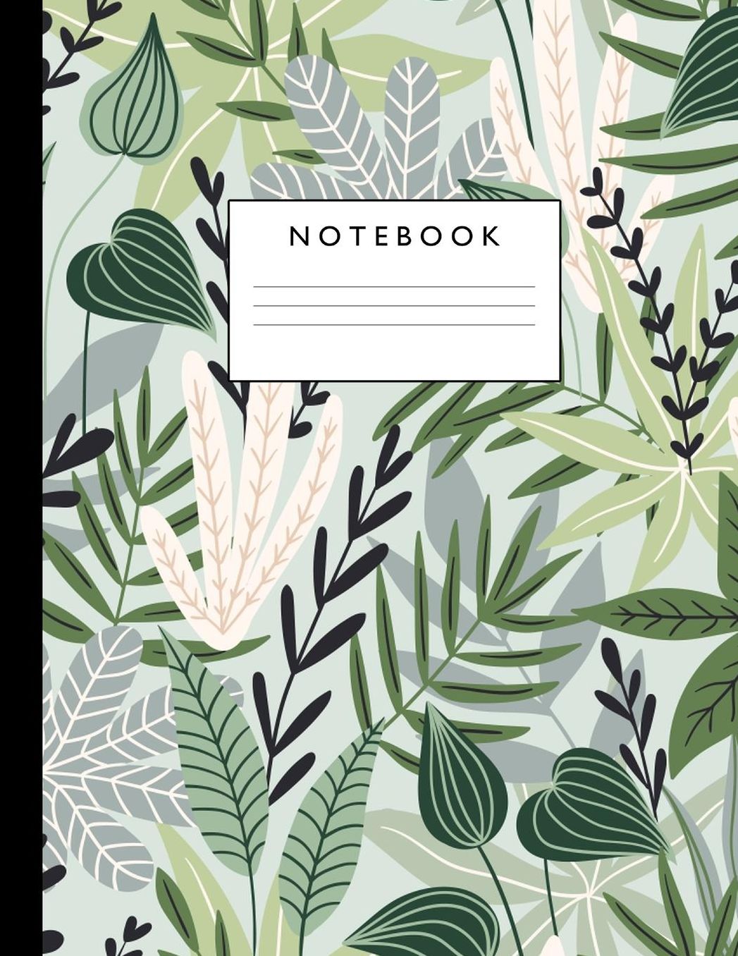 Notebook: Cute Lined Journal Ruled Composition Note Book to Draw and Write In - School Supplies for Elementary, Highschool and College (8.5 x 11 Size 100 Writing Pages) Cover Design 270