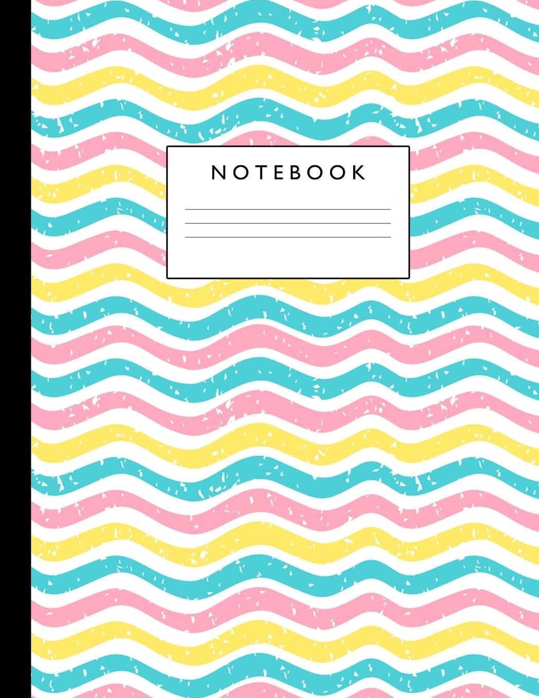Notebook: Cute Lined Journal Ruled Composition Note Book to Draw and Write In - School Supplies for Elementary, Highschool and College (8.5 x 11 Size 100 Writing Pages) Cover Design 271