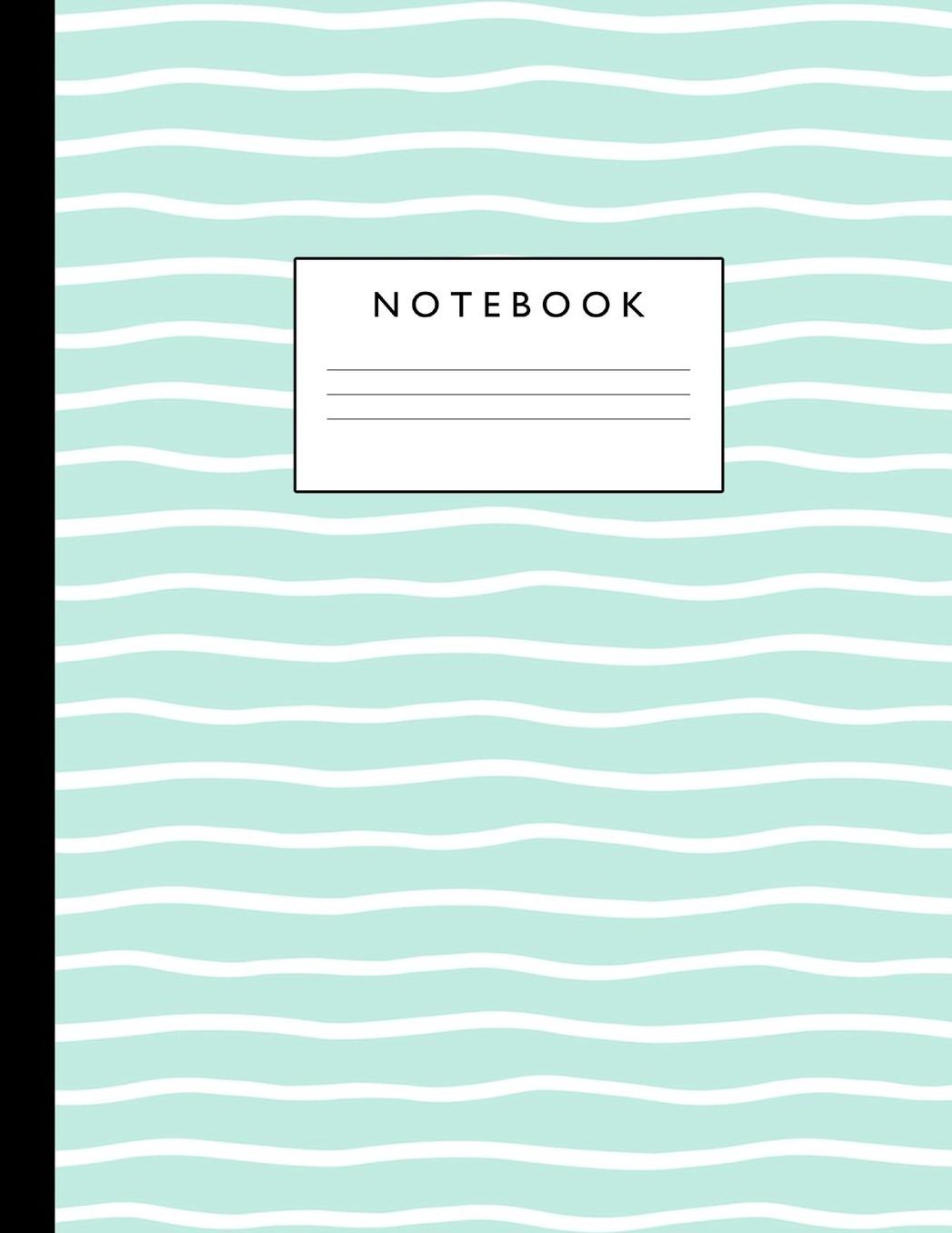 Notebook: Cute Lined Journal Ruled Composition Note Book to Draw and Write In - School Supplies for Elementary, Highschool and College (8.5 x 11 Size 100 Writing Pages) Cover Design 272